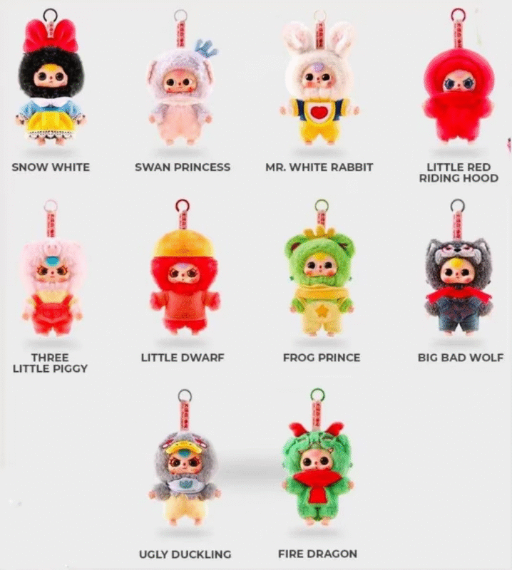 Baby three Baby three -Children's Wonderland plush blind box