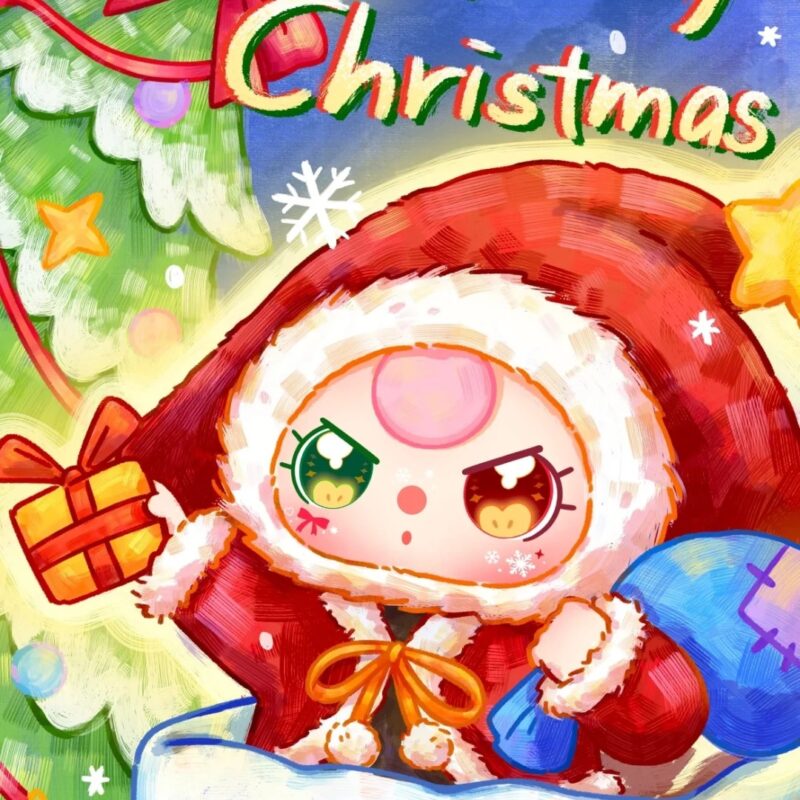 Baby Three Christmas 400% Plush toy doll