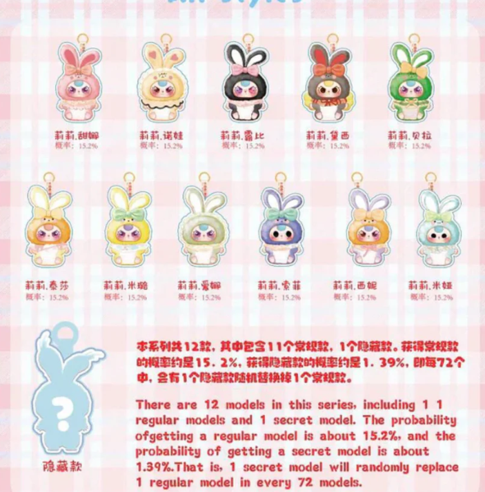 Baby Three Lily Rabbit Town V2 Lilith Bunny Plush toy doll