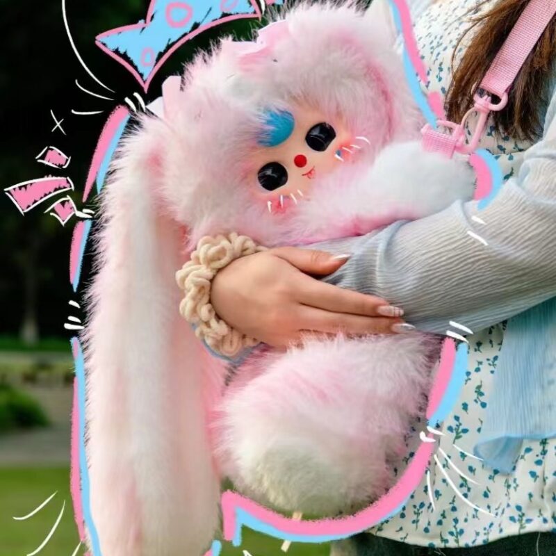 Baby three backpack toy doll