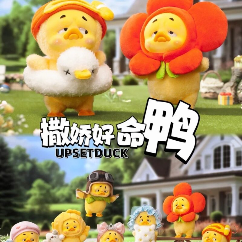 upset duck act cute duck